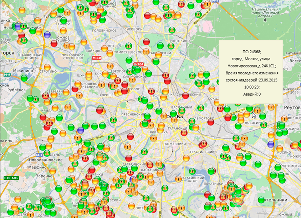 Интерактивная карта